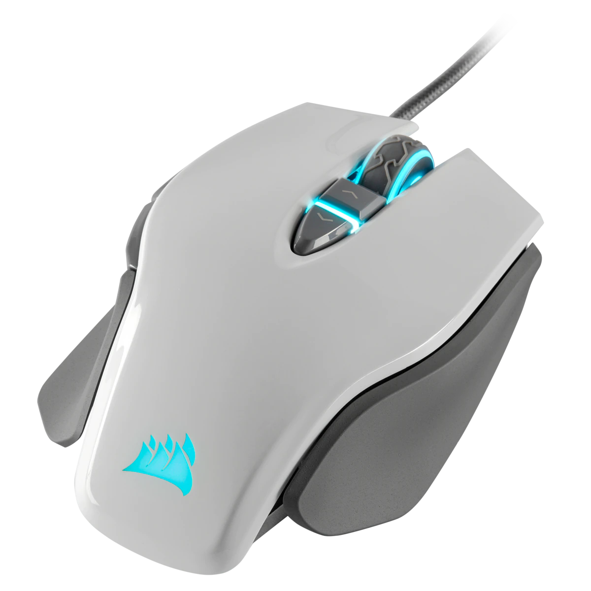 Mouse Gaming Corsair Fps M65 Rgb Elite Ajustable Blanco