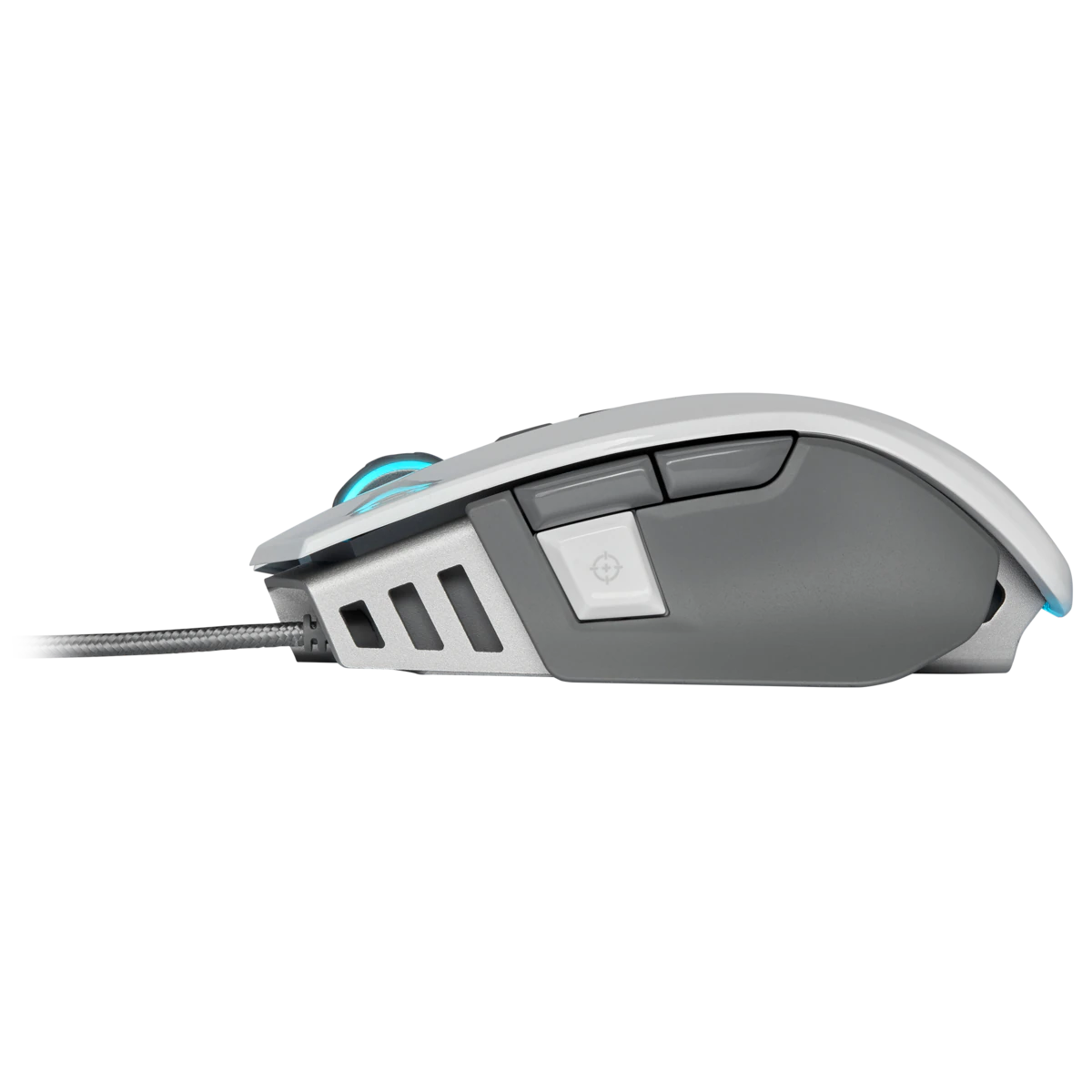 Mouse Gaming Corsair Fps M65 Rgb Elite Ajustable Blanco