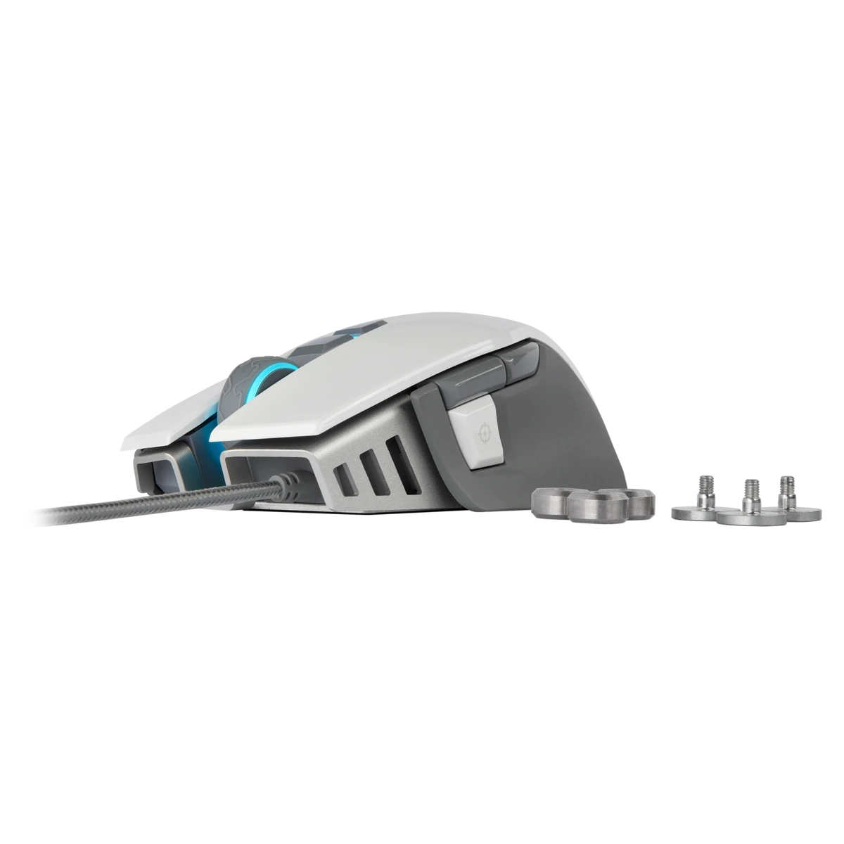 Mouse Gaming Corsair Fps M65 Rgb Elite Ajustable Blanco