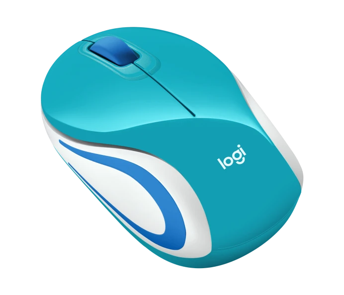 Mouse Logitech M187 Inalambrico Verde Azulado