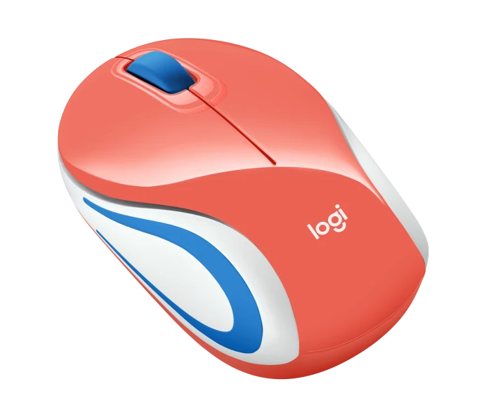 Mouse Logitech M187 Inalambrico Coral