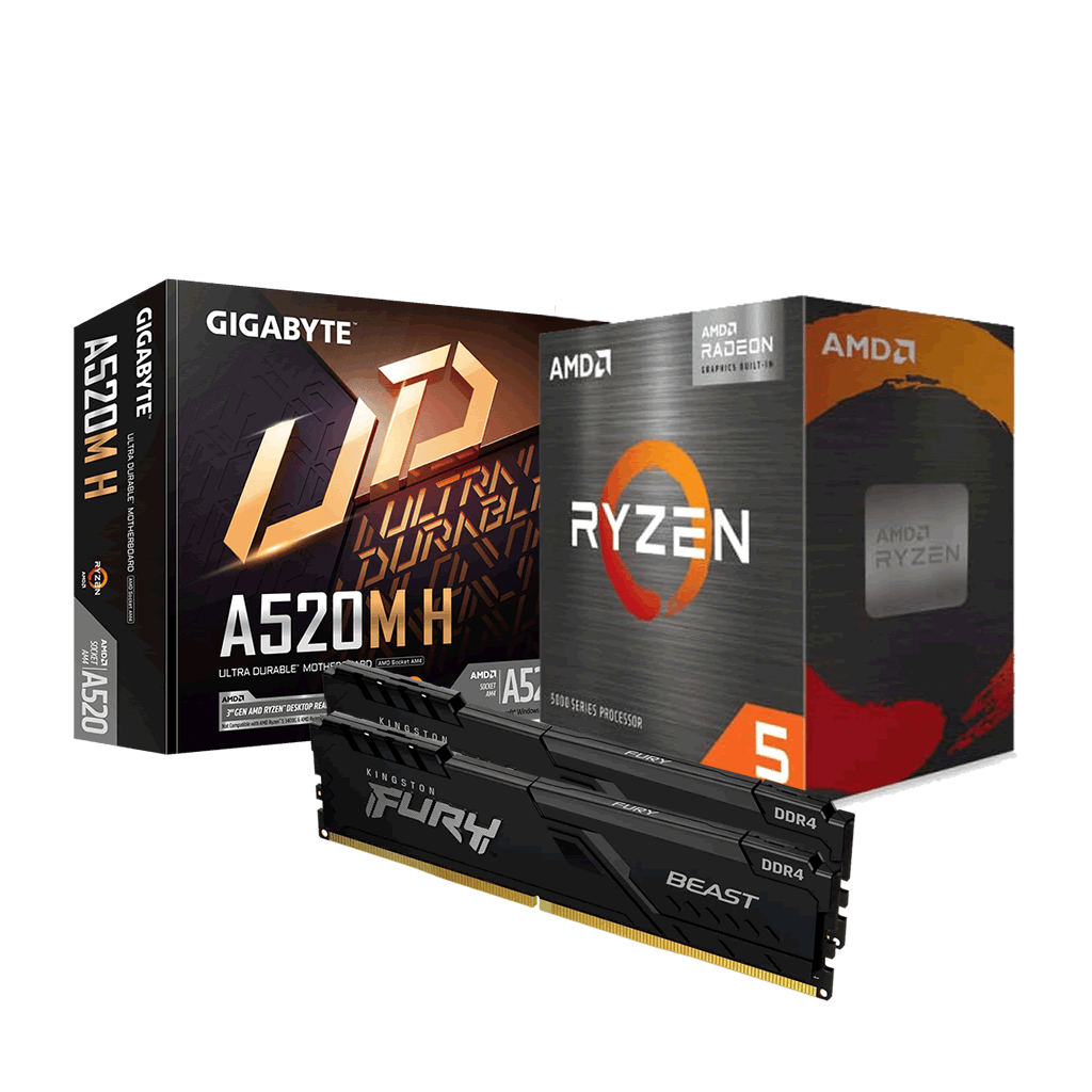 Combo Actualizacion Amd Ryzen 5 5600g | A520m-h | 16 Gb