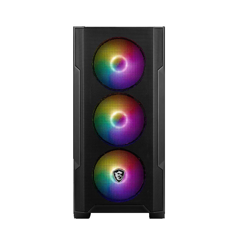 Gabinete Msi Mag Forge M100a Acrilico Matx Fan Front Rgb X3 - Back Rgb X1