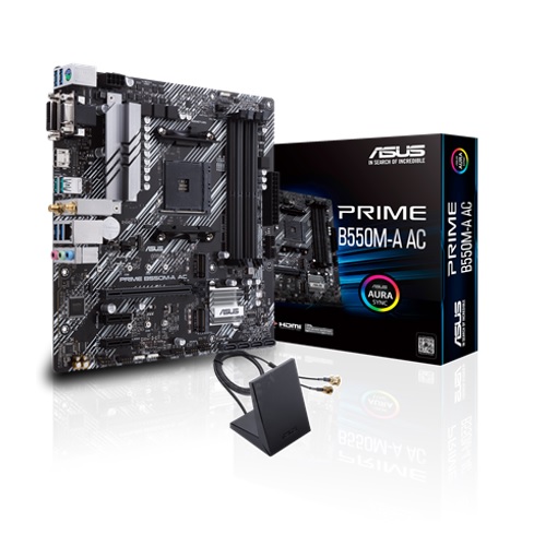 Mother Asus Prime B550m-a Ac Wifi Am4 Ddr4