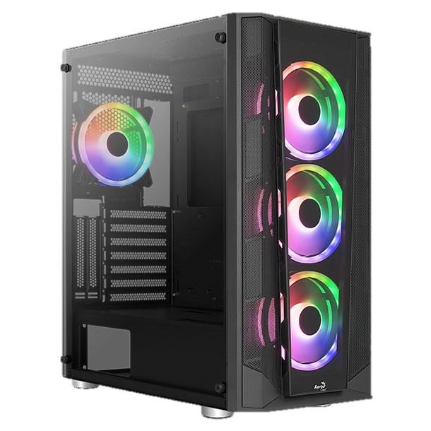 Gabinete Aerocool Prism-g-bk-v3 (4 X Argb Fan)