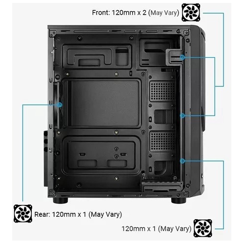 Gabinete Aerocool Tomahawk-a-bk-v3 (mid Tower)