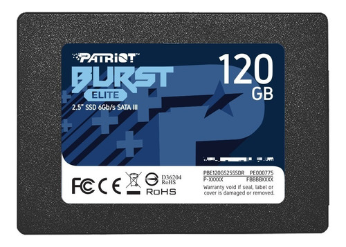 Disco Solido Ssd 120gb Patriot Burst Elite