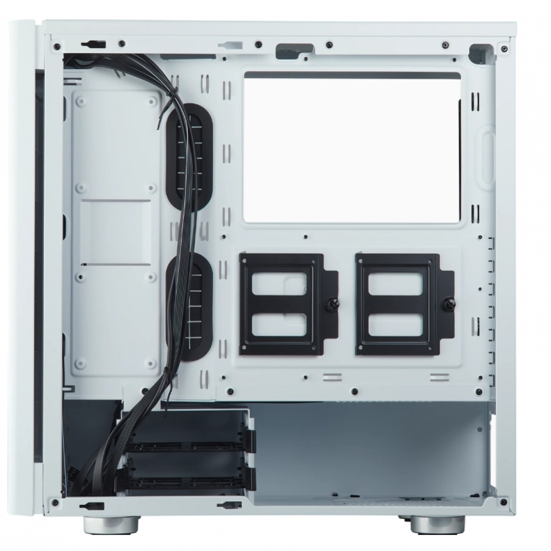 Gabinete Corsair Carbide 275r Mid Tower Tempered Glass White