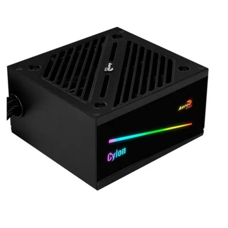 Fuente Aerocool Cylon 600w Rgb 80 Plus Bronze (apfc. Full Range)