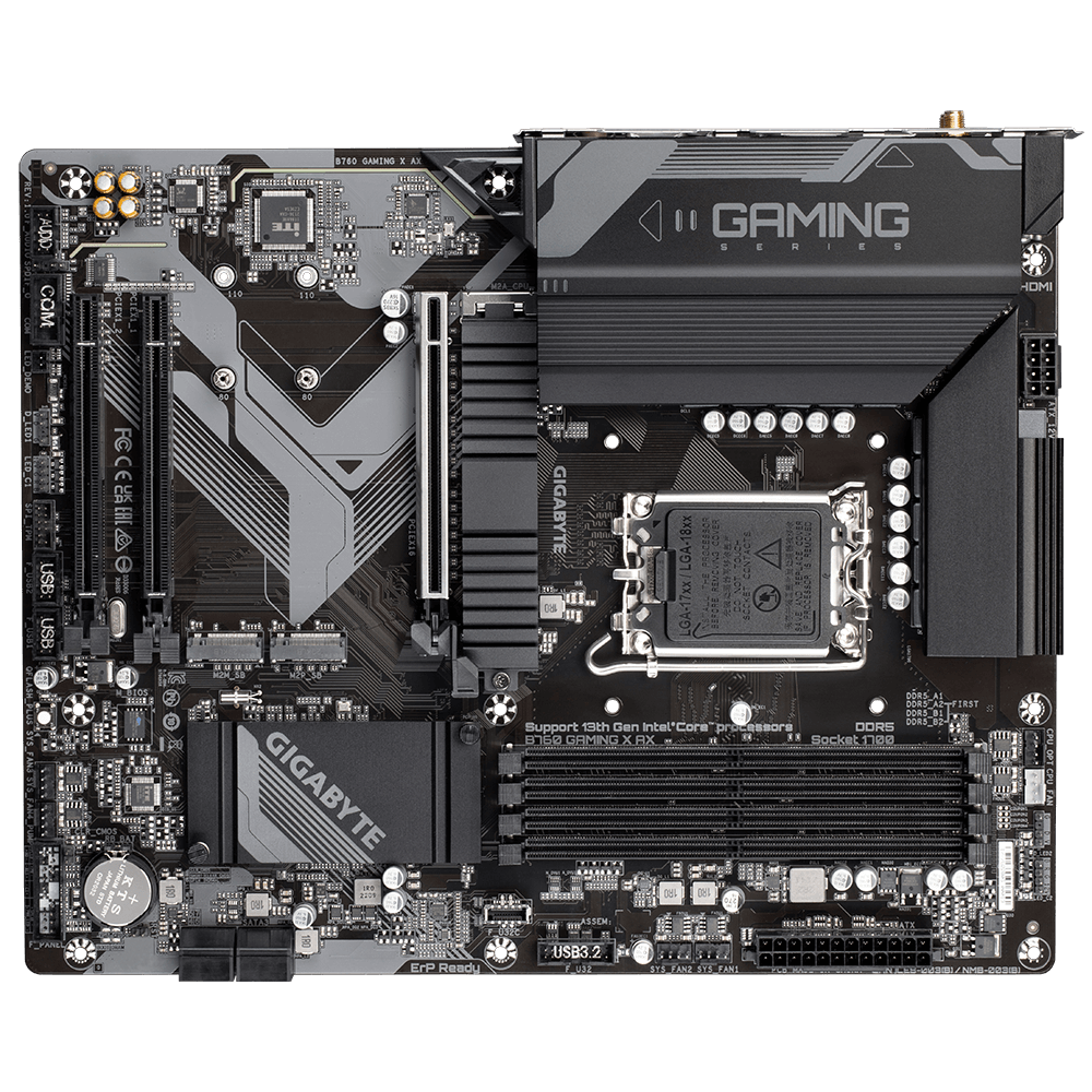 Mother Gigabyte B760 Gaming X Ax Lga1700 Ddr5
