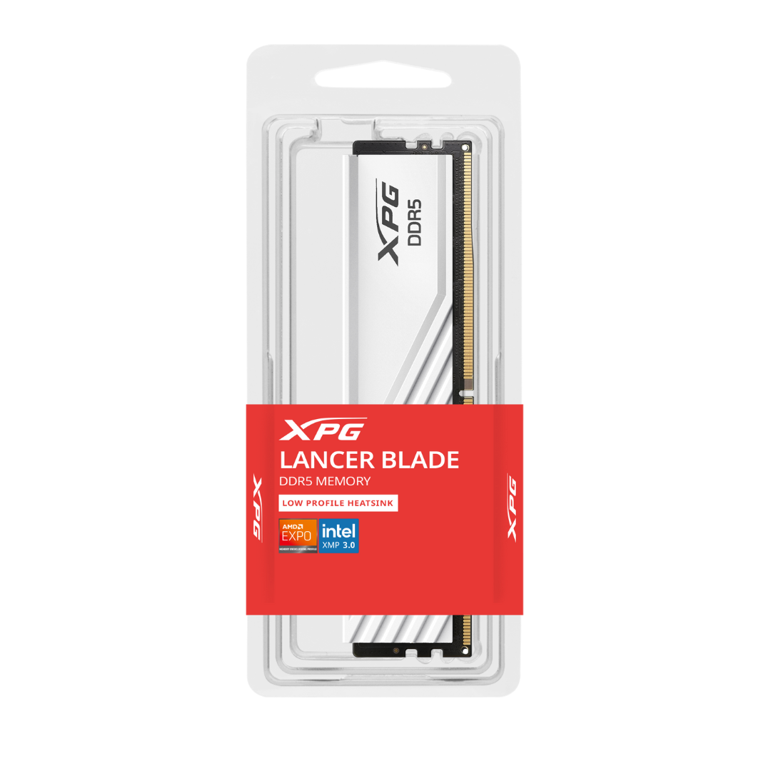 Memoria Ram Xpg Ddr5 16gb (1x16)  Lancer Blade White 6000mhz Cl30