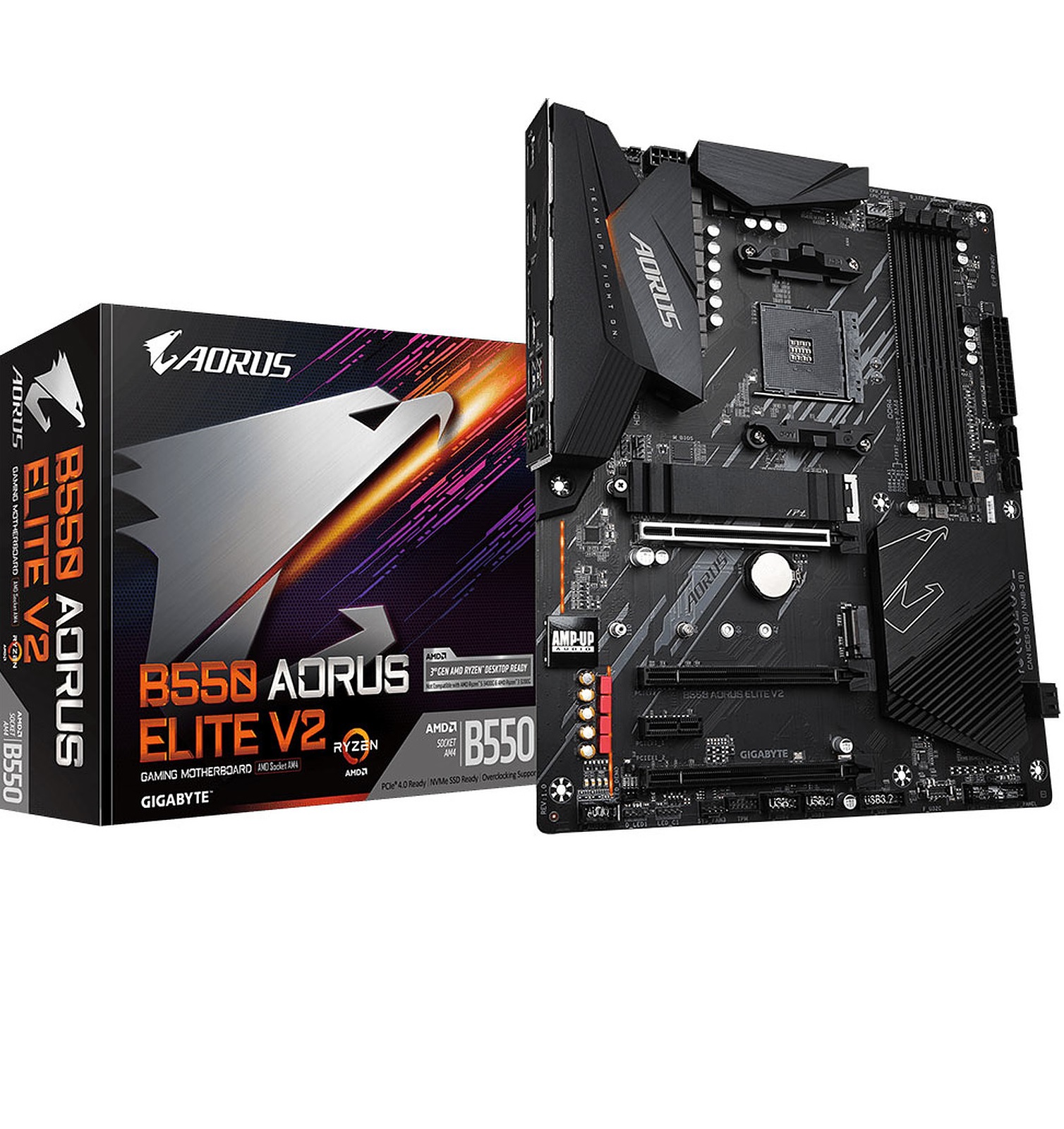 Mother Gigabyte B550 Aorus Elite V2 Am4 Ddr4