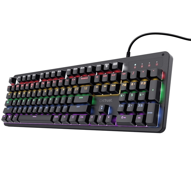Teclado Trust Gaming Gxt 863 Mazz Mecanico-usb
