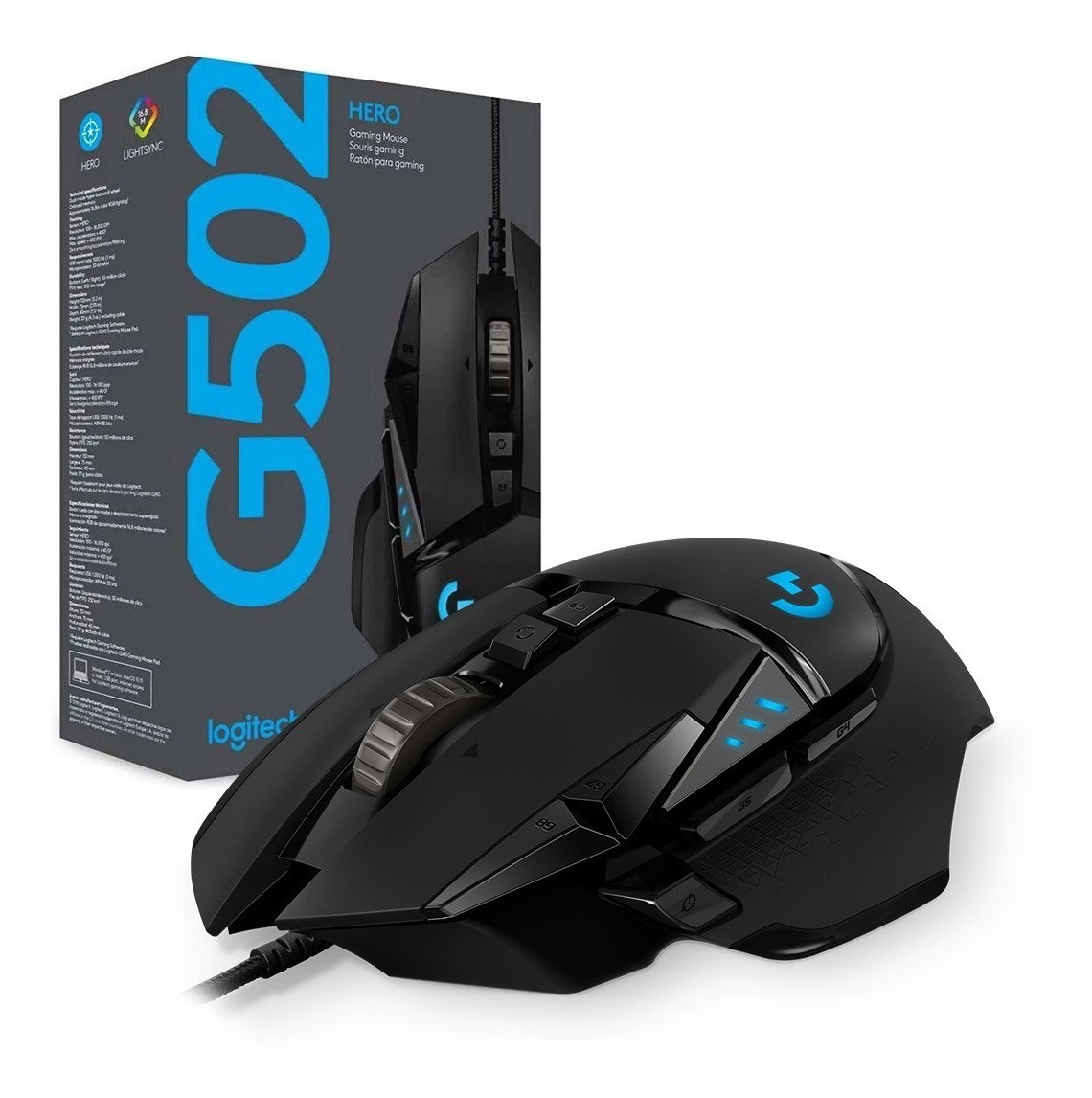 Mouse Logitech G502 Gaming Hero