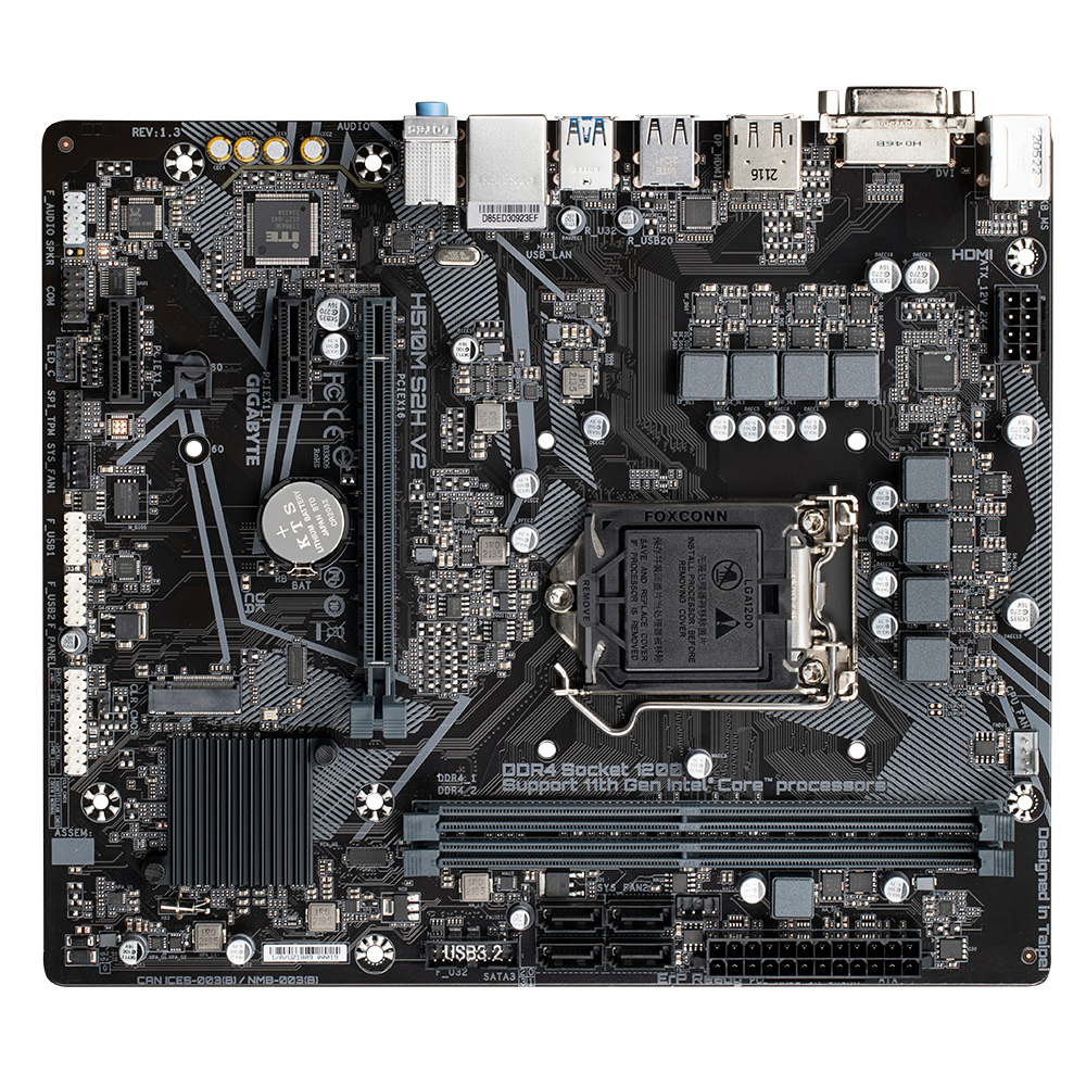 Mother Gigabyte H510m S2h V2 Lga1200 Ddr4