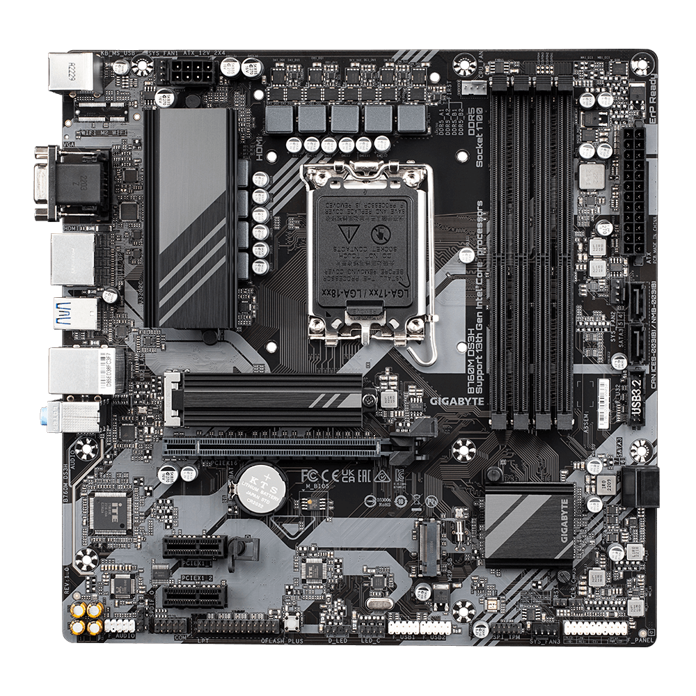 Mother Gigabyte B760m Ds3h Lga1700 Ddr5