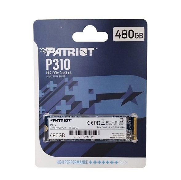 Disco Solido Ssd Patriot P310 480gb M.2 Pci-e