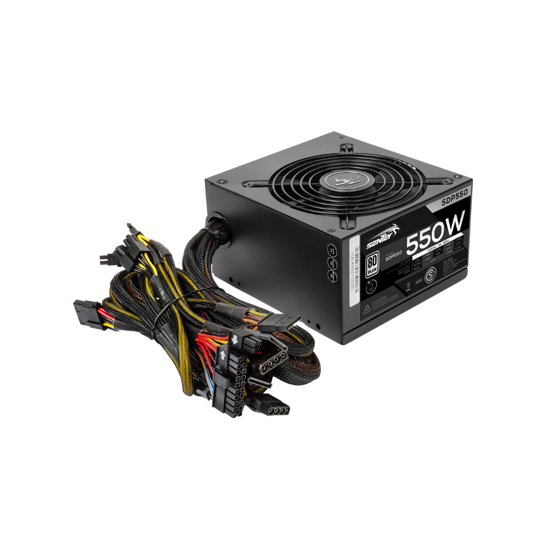 Fuente Sentey 550w 80+ Plus White