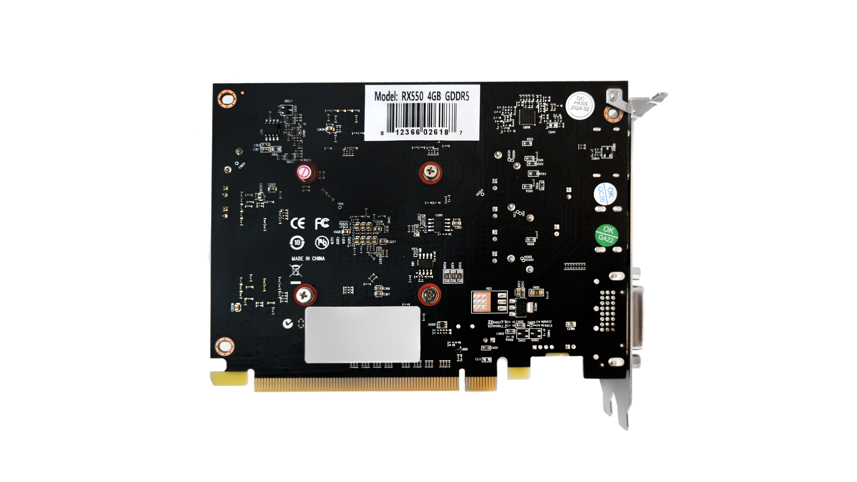 Placa De Video Radeon Rx 550 Sentey 4gb