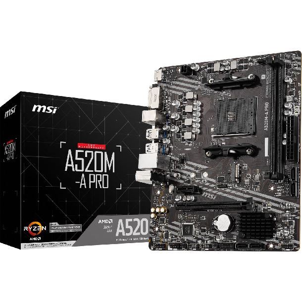 Mother Msi A520m-a Pro Am4 Ddr4