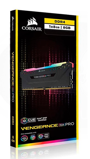 Memoria Corsair Ddr4 8gb (1x8) Vengeance Pro Rgb 3200mhz