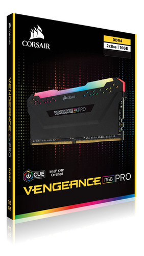 Memoria Corsair Vengeance Pro Ddr4 Rgb 16gb (2x8) 3600mhz