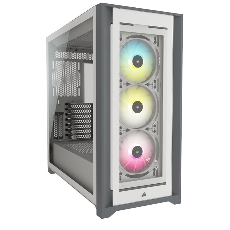 Gabinete Corsair Icue 5000x Rgb Tg White
