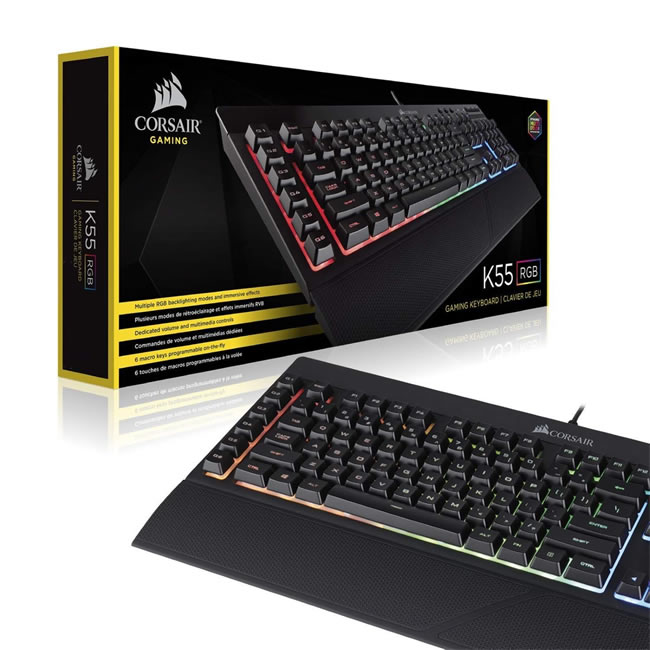 Teclado Corsair K55 Rgb Pro Xt Icue Macro Key