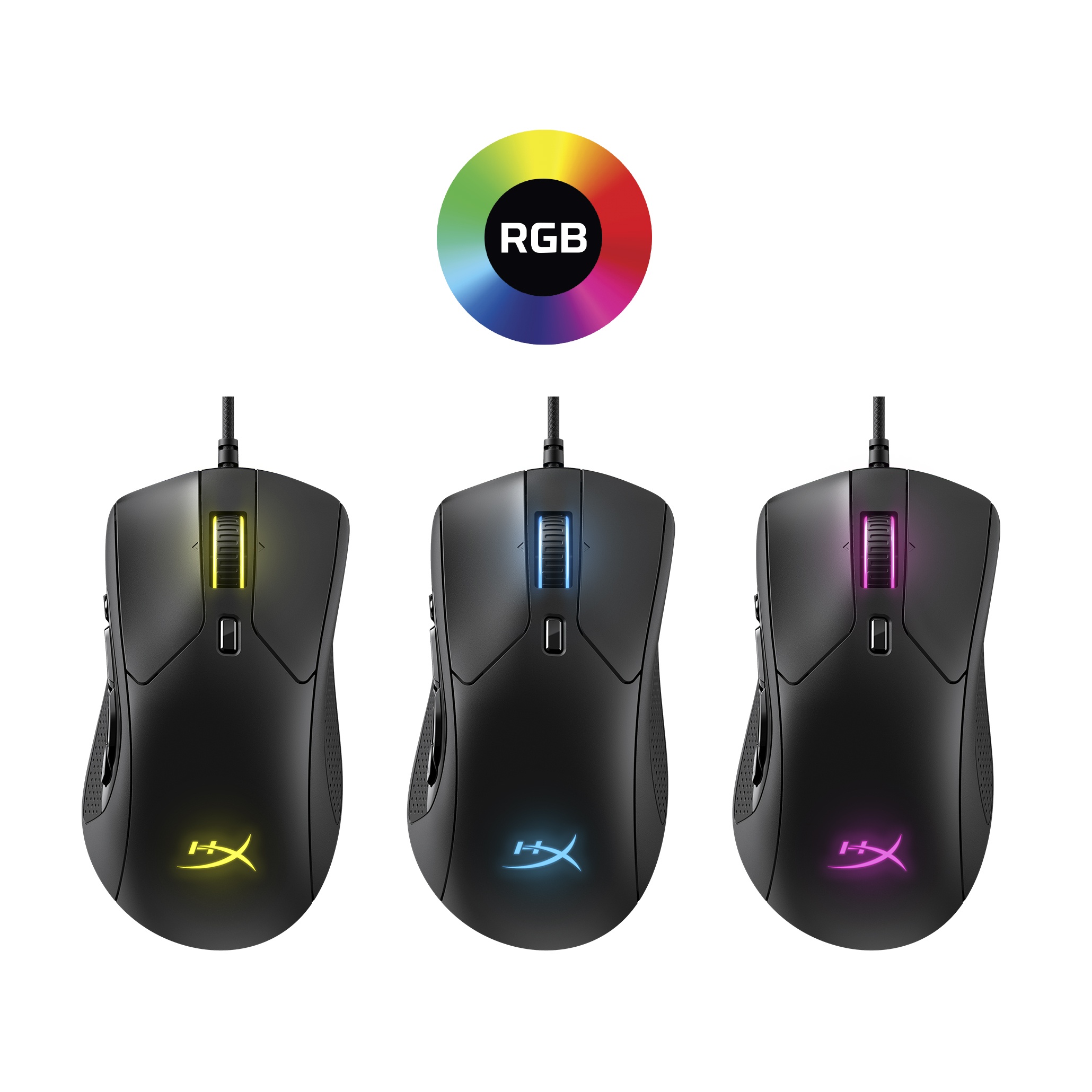 Mouse Hyperx Pulsefire Raid 11 Botones Programables Hx-mc005b