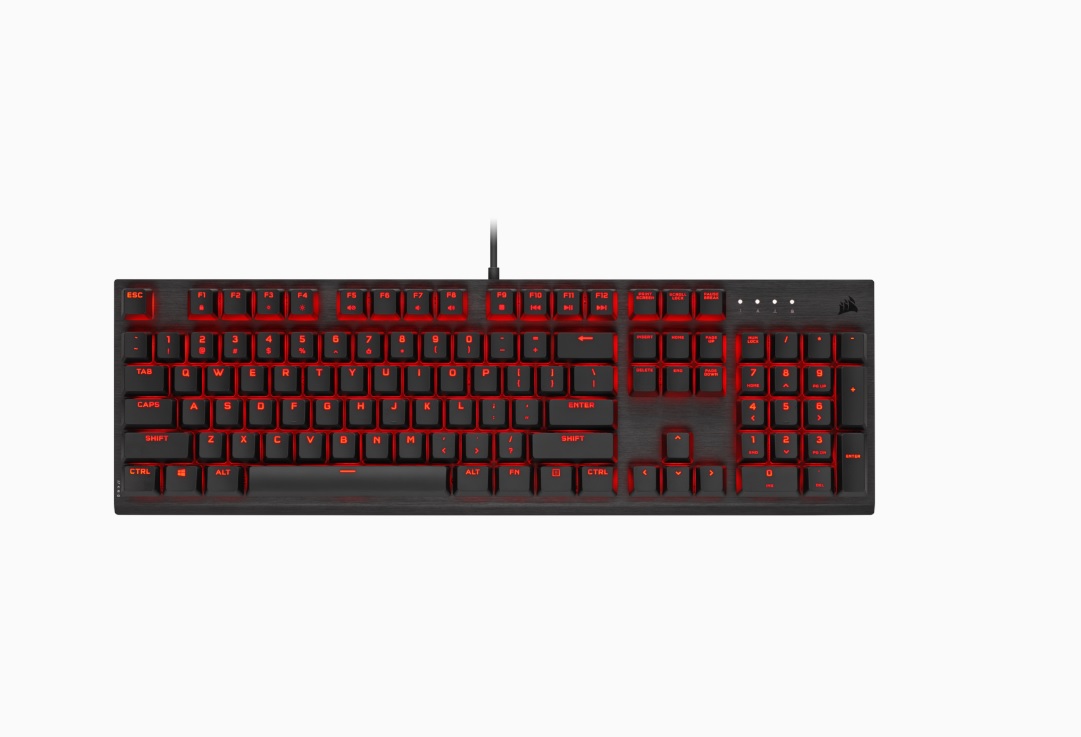 Teclado Corsair K60 Pro Mecanico Espanol Cherry Red Viola Black