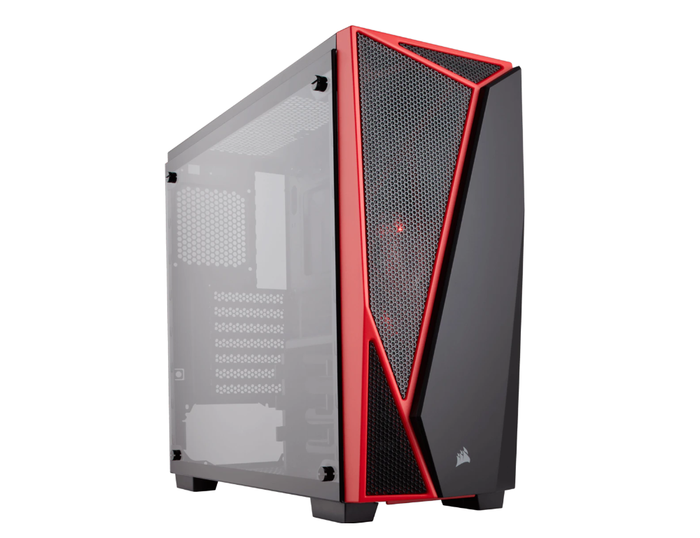 Gabinete Corsair Carbide Spec-04 Mid-tower Acrilico Black-red