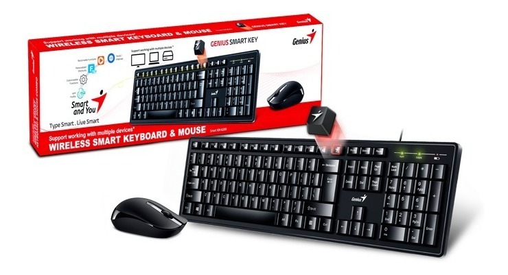 Teclado+mouse Wirel. Genius Km-8200