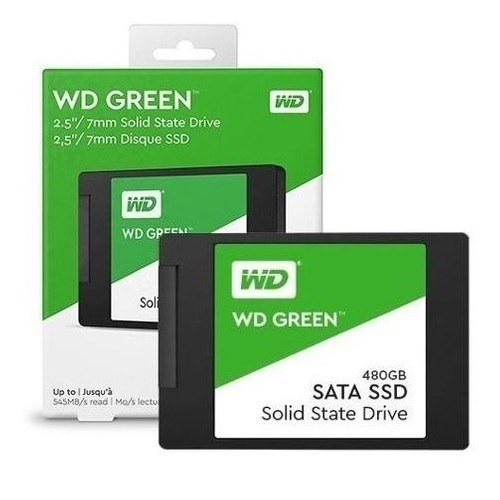Disco Solido Ssd Wd 480gb Green 2.5 Sata 3