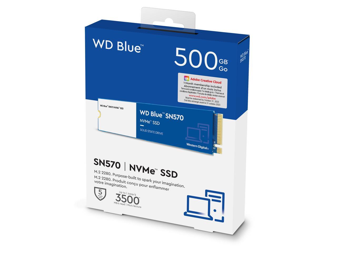 Disco Ssd Wd Blue Sn570 500gb M2 Nvme