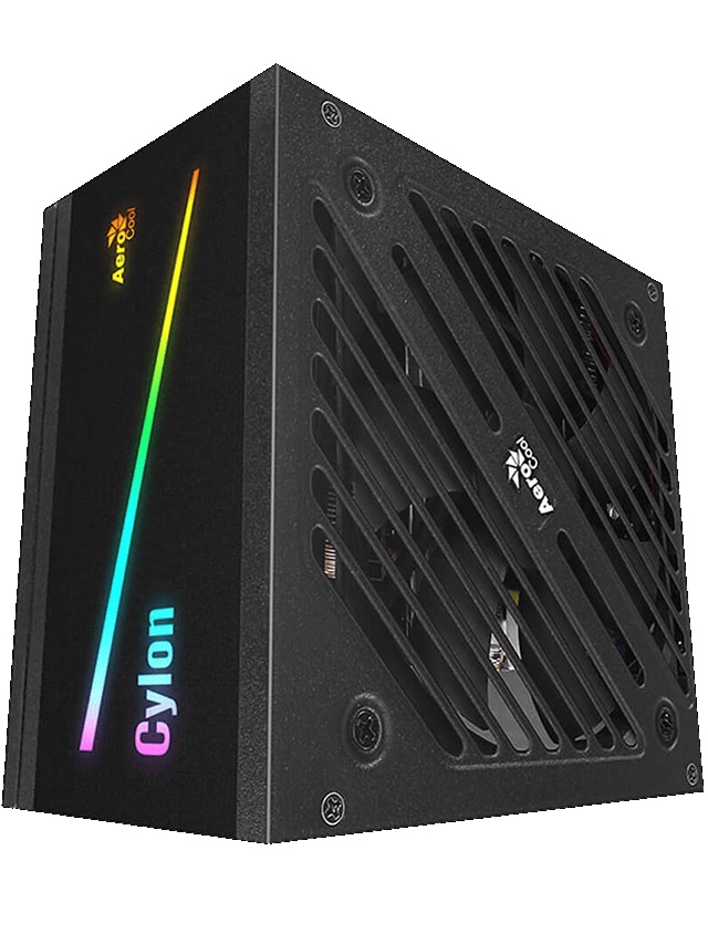 Fuente Aerocool Cylon 500w Rgb 80 Plus Bronze (apfc. Full Range)