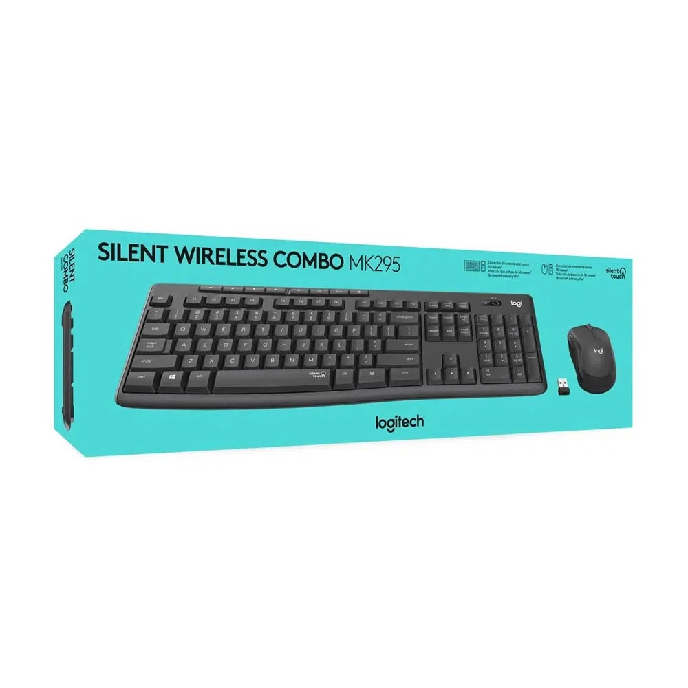 Combo Logitech Teclado Y Mouse Inalambrico Mk295