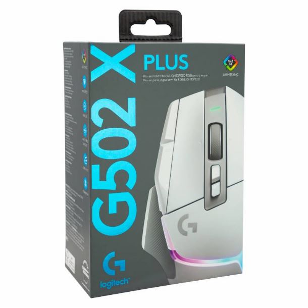 Mouse Logitech Inalambrico G502 X Plus Gaming White