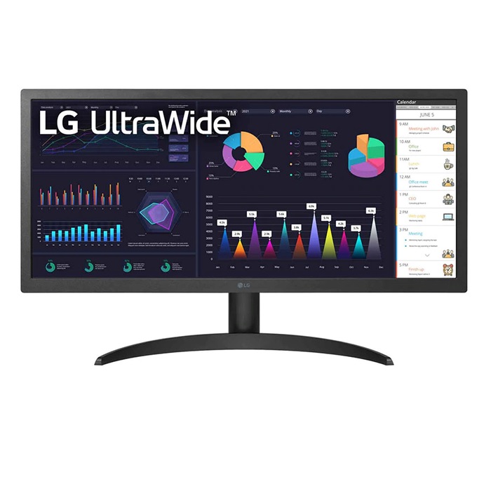 Monitor Lg 26 Ultrawide 26wq500-b Wfhd Narrow Bezel 75hz