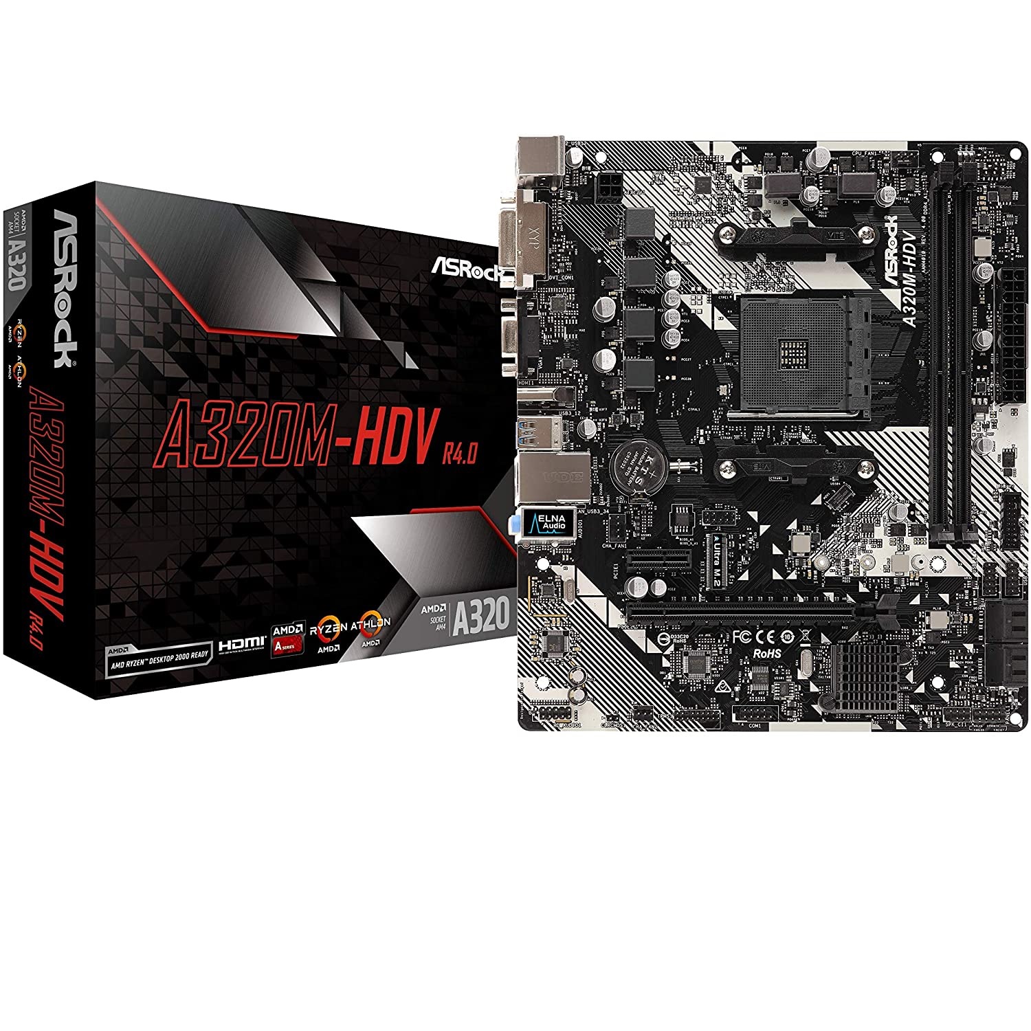 Mother Asrock A320m-hdv4.0 Am4