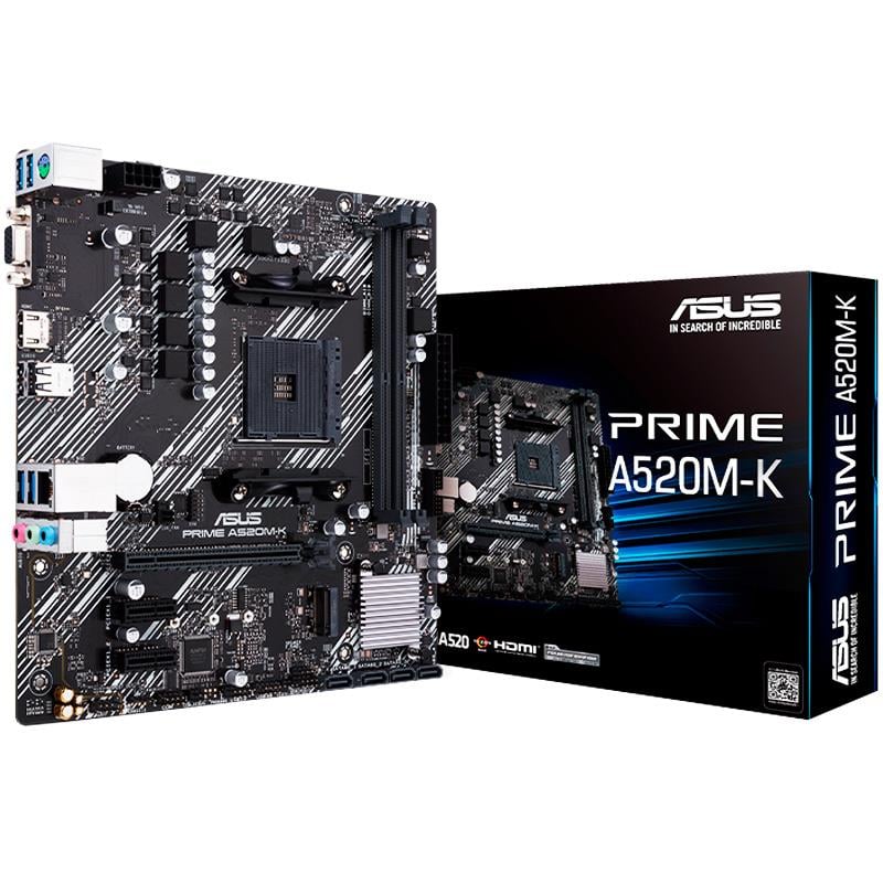 Mother Asus Prime A520m-k Am4 Ddr4