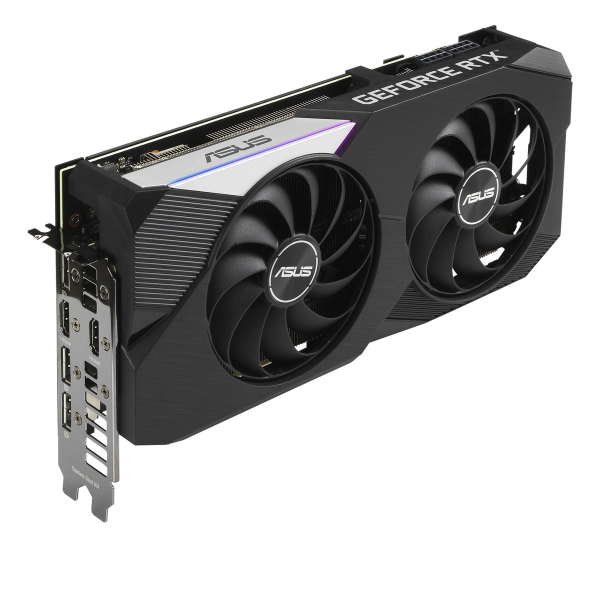Placa De Video Rtx 3070 Asus V2 Oc Edition Dual 8gb