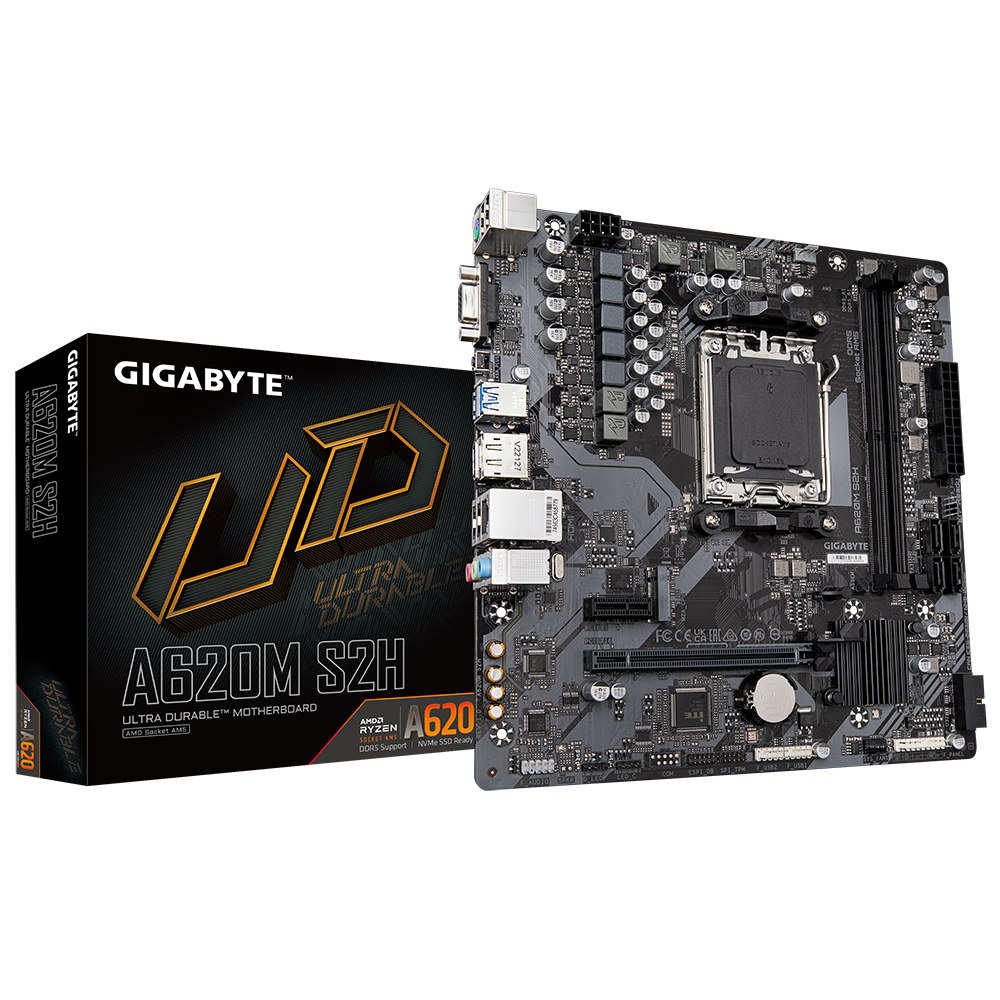 Mother Gigabyte A620m S2h Am5 Ddr5