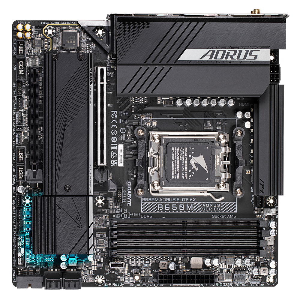 Mother Gigabyte B650m Aorus Elite Ax Am5 Ddr5