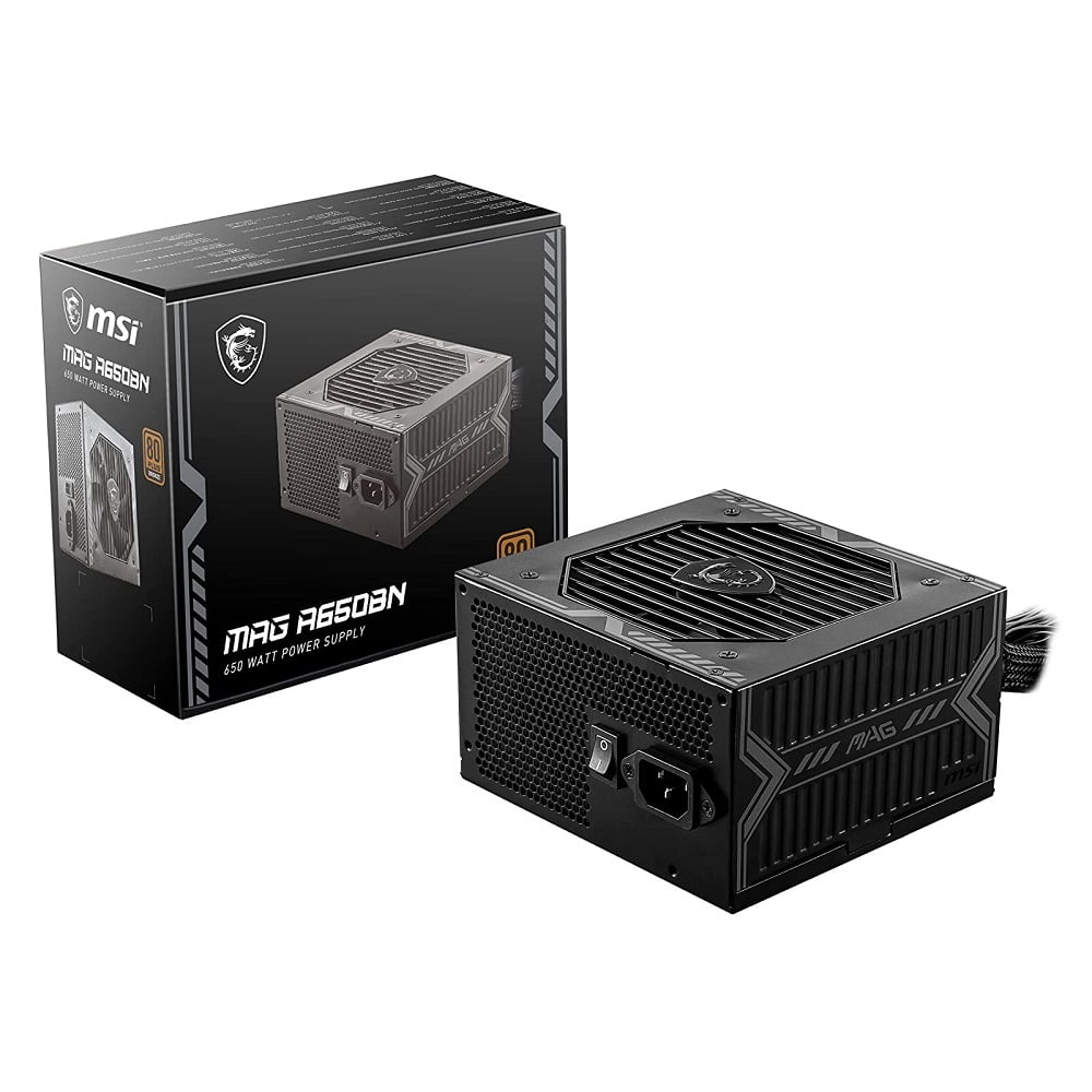 Fuente Msi Mag A650bn 650w 80 Plus Bronze