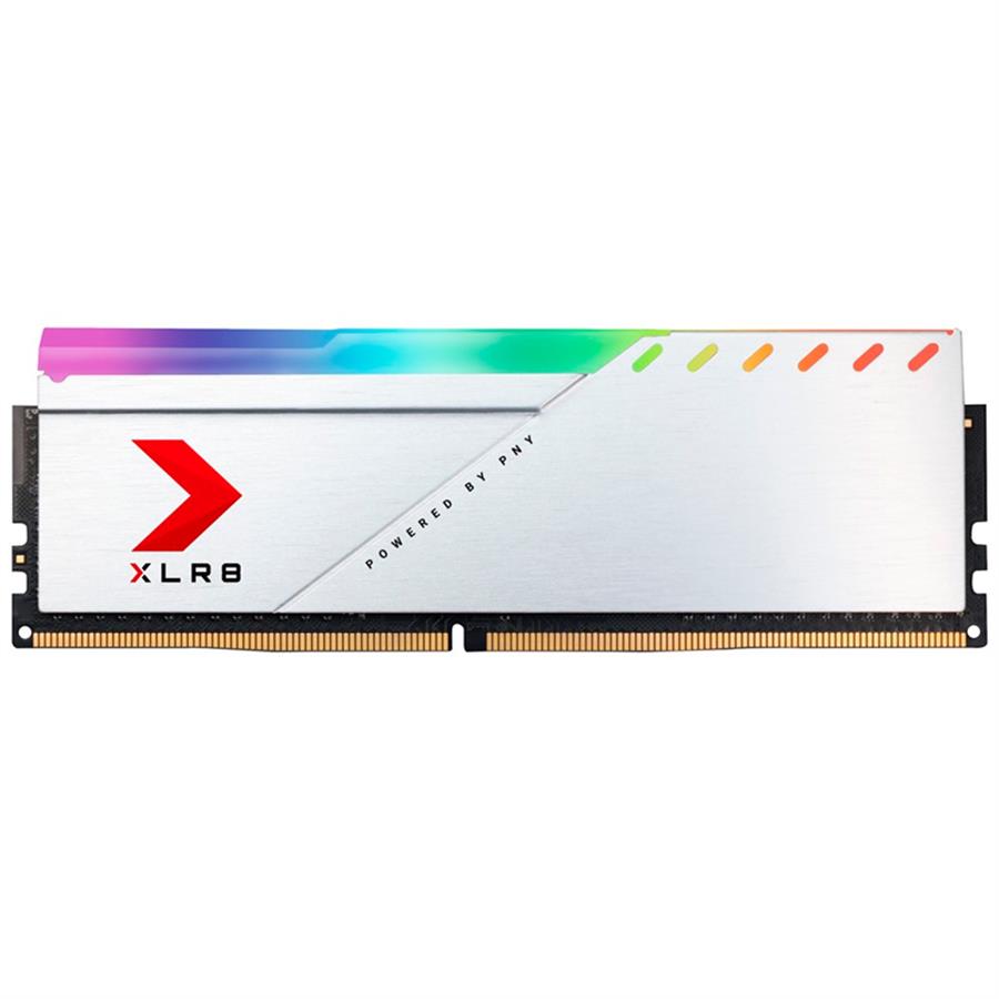 Memoria Pny Ddr4 8gb (1x8) Xlr8 Epic-x Silver Rgb 3600mhz