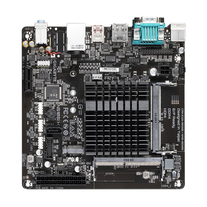 Mother Gigabyte H5105i H + Intel Celeron