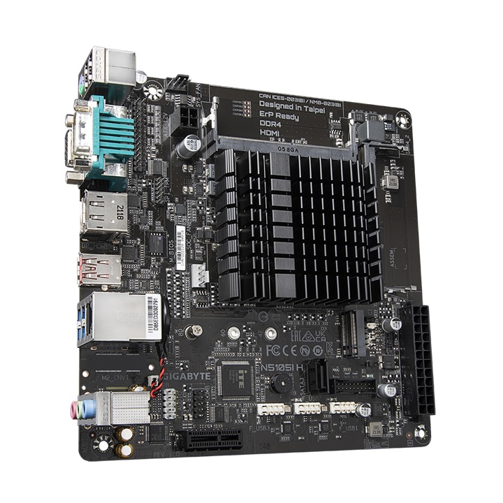 Mother Gigabyte H5105i H + Intel Celeron