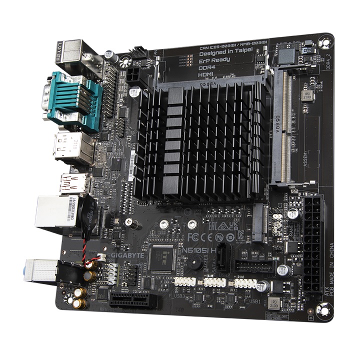 Mother Gigabyte H5105i H + Intel Celeron