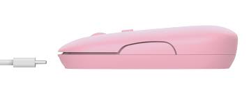 Mouse Trust Puck-ultrafino-usb Wirel. Recargable Pink