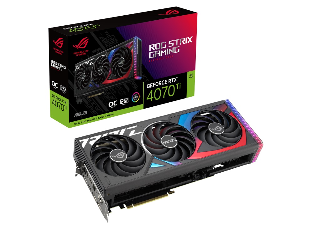 Placa De Video  Asus Rog Strix 4070ti 12gb Gddr6x Oc Edition